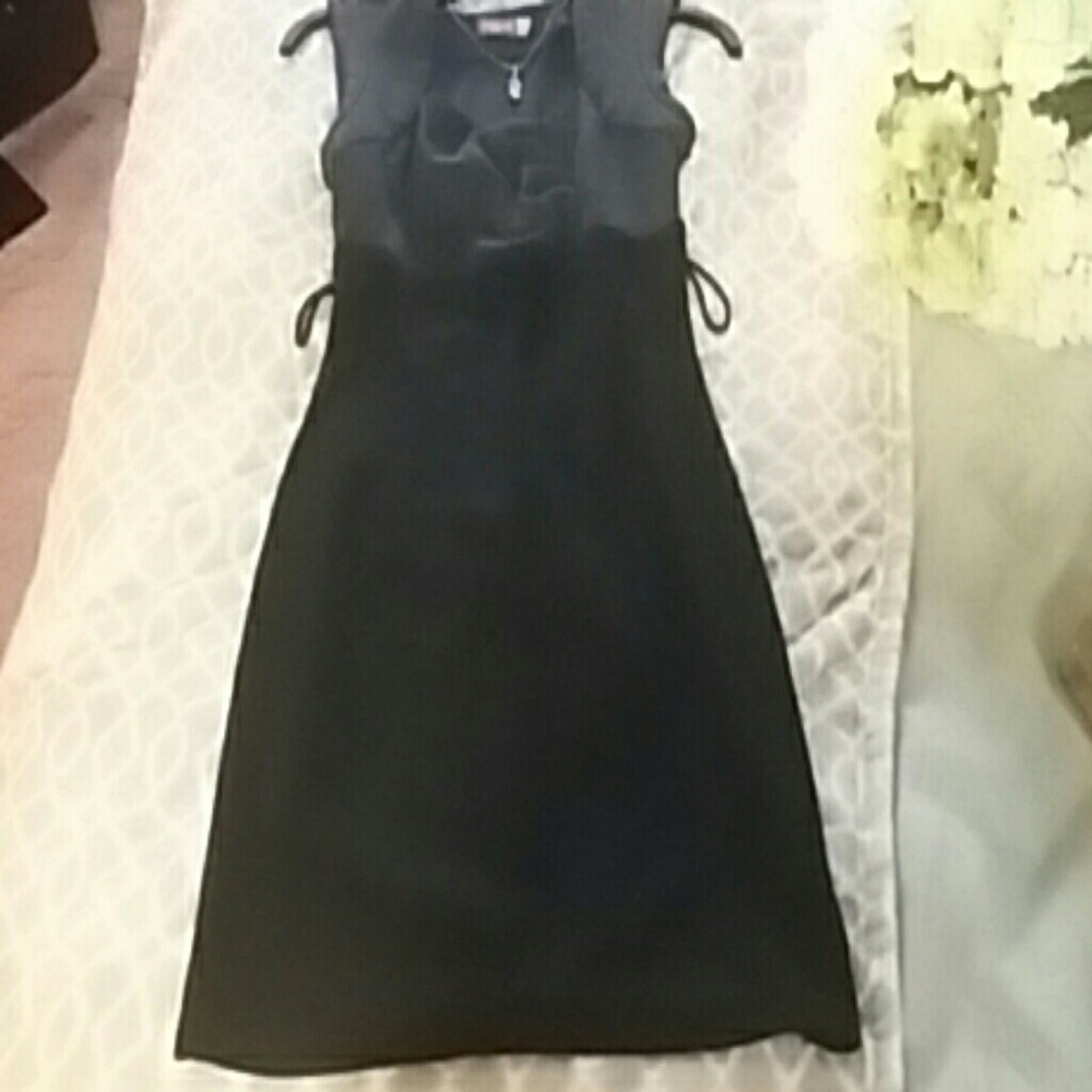 Sexy gray and black dress